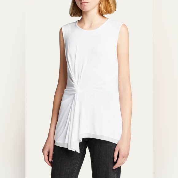 Kobi Halperin Stevie Knotted Sleeveless Top, White Size XS New w/Tag Retail $148 - Picture 4 of 16